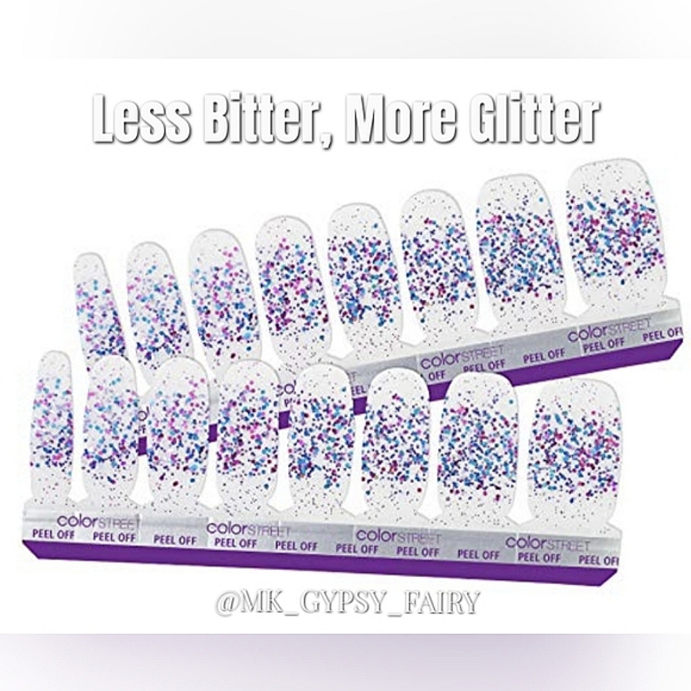 Last chance! COLOR STREET Less Bitter More Glitter Limited Edition Nails